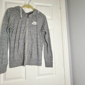 Nike Gray Zip-Up Hoodie with Jogger bottom set